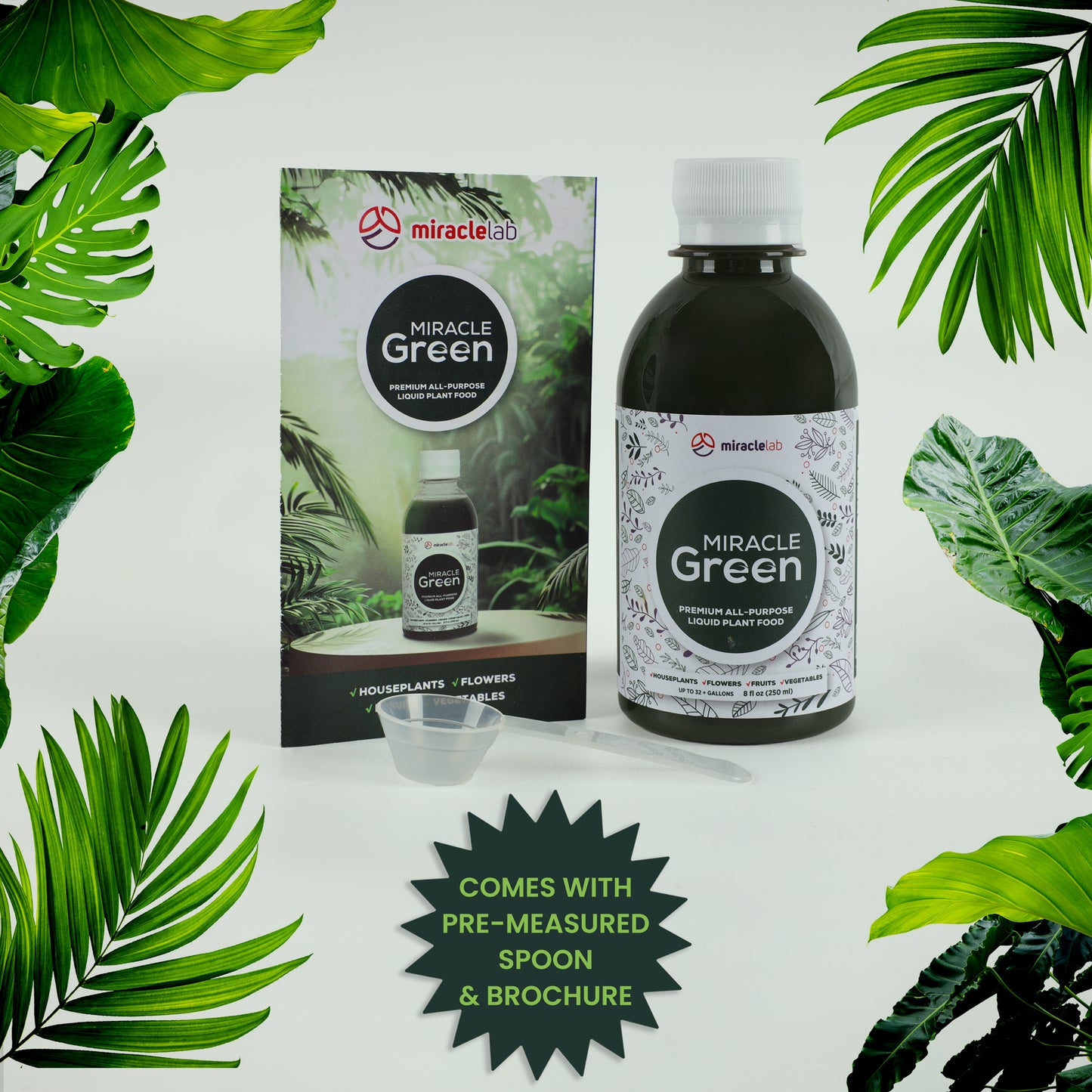 Miracle Green Fast-Acting Liquid Plant Food (8 oz)