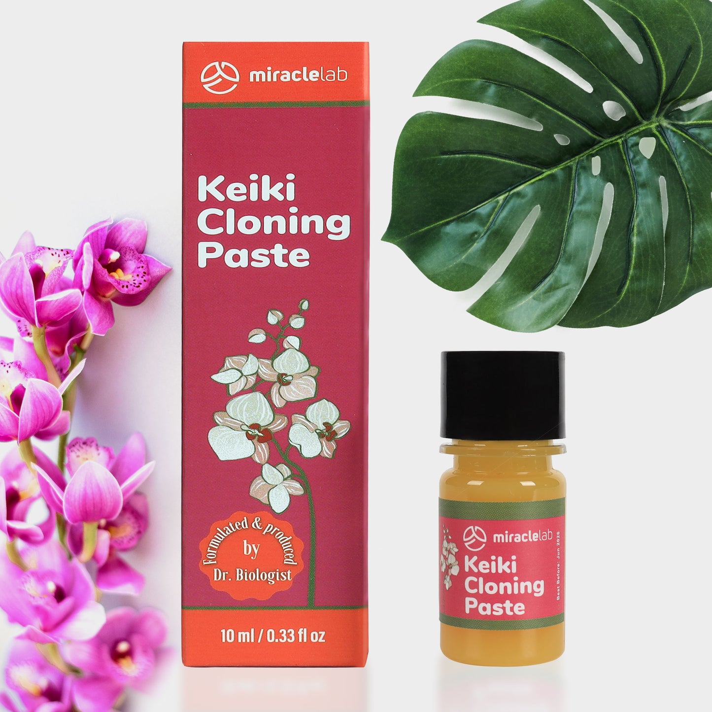 Miracle Lab Keiki Cloning Paste - Special Cytokinin Formula - Can Be Used on All Kinds of Orchids and Houseplants (1 Pack)